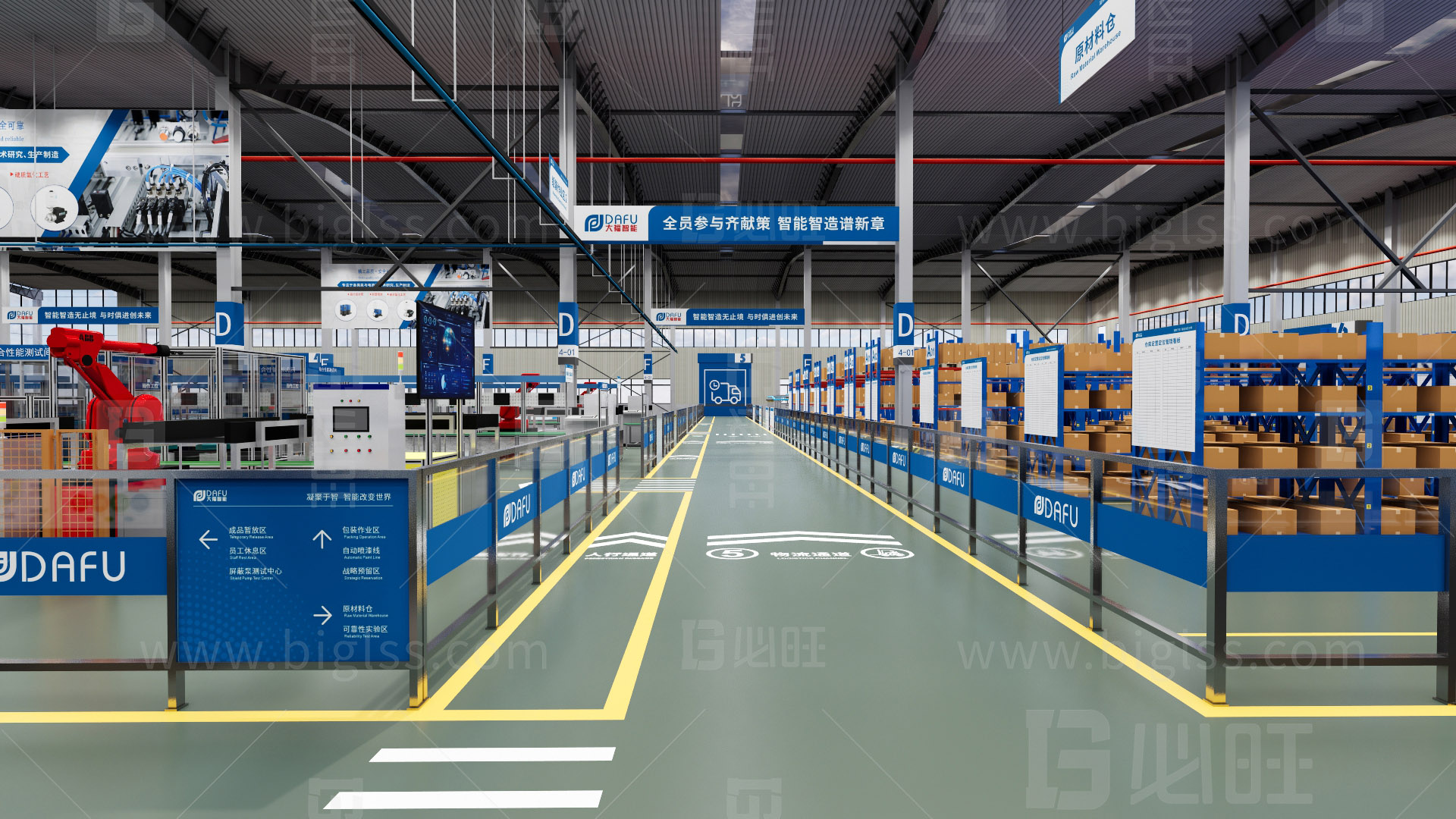 江西·大福泵業目視化設計案例