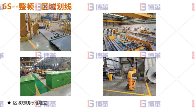 鋁加工企業6S管理改善 整頓-區域劃線